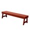 Highwood Usa 5ft Weatherly Picnic Bench Outdoor Furniture for Patio, Backyard, Garden AD-BENN3-RED - alternate 1